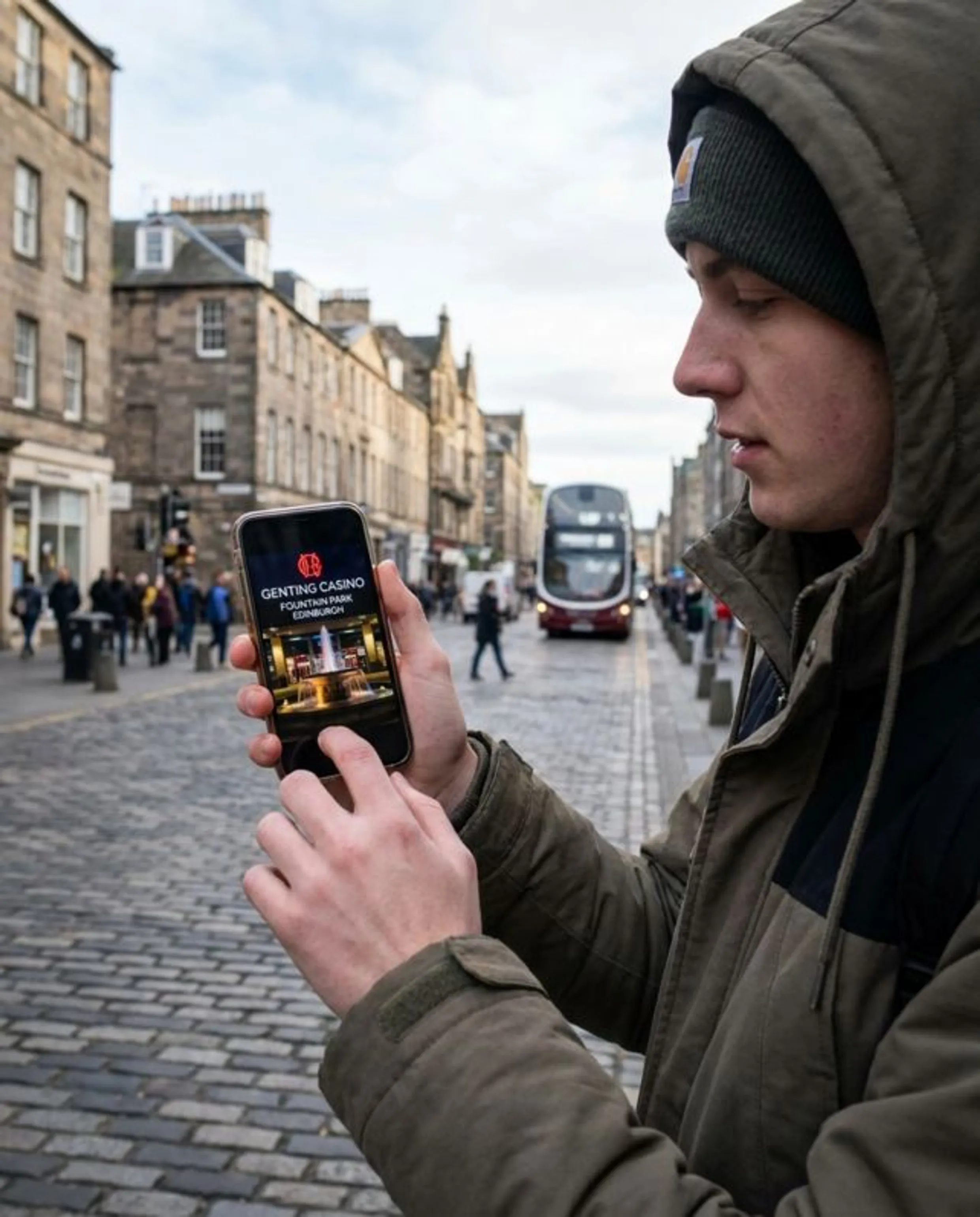 mobile app transactions and payments (Genting Casino Fountain Park Edinburgh)